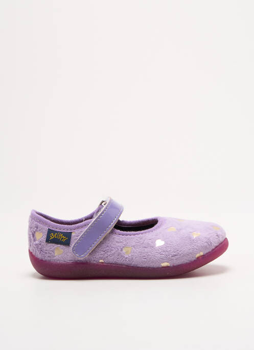 Chaussons/Pantoufles violet BELLAMY pour fille