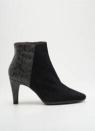 Bottines/boots tissage satiné talon de 7 à 9cm noir WONDERS femme