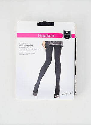Collants imprimé fantaisie noir HUDSON femme
