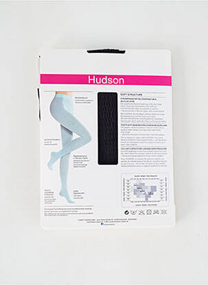 Collants imprimé fantaisie noir HUDSON femme