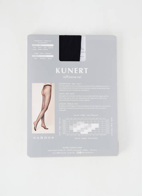 Collants noir KUNERT pour femme
