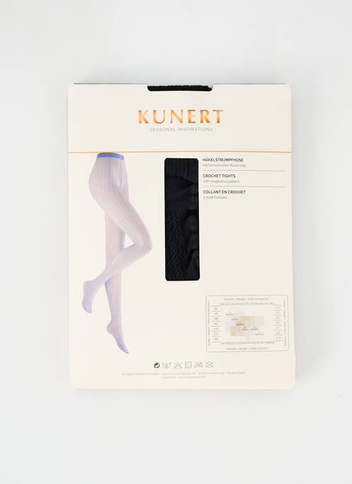 Collants noir KUNERT pour femme