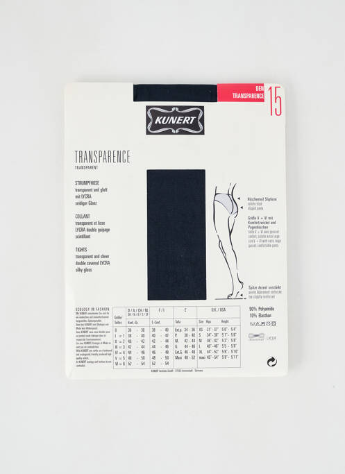 Collants bleu KUNERT pour femme