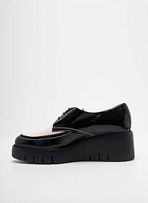 Derbies effet froissé talon de 4 à 6cm noir WONDERS femme