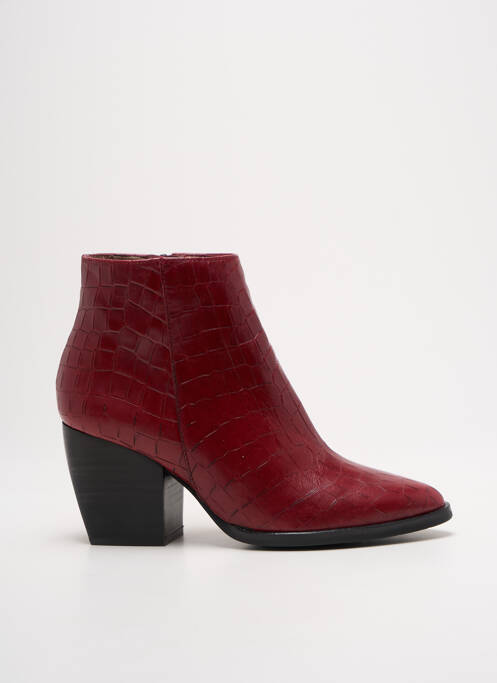 Bottines/Boots rouge WONDERS pour femme