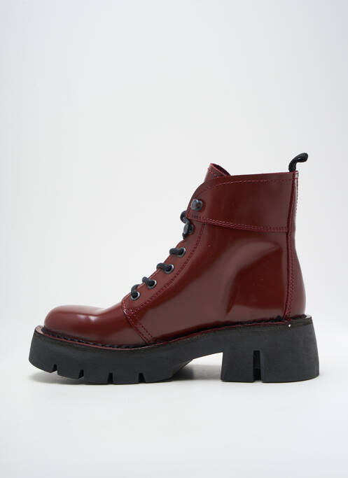 Bottines/Boots rouge FLY pour femme