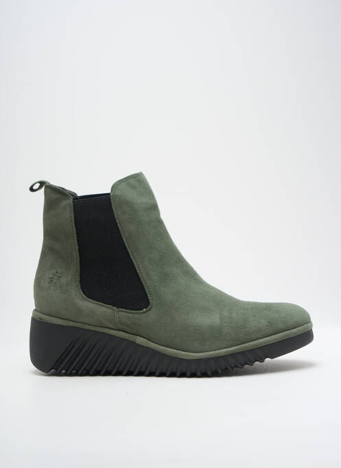 Bottines/Boots vert FLY pour femme