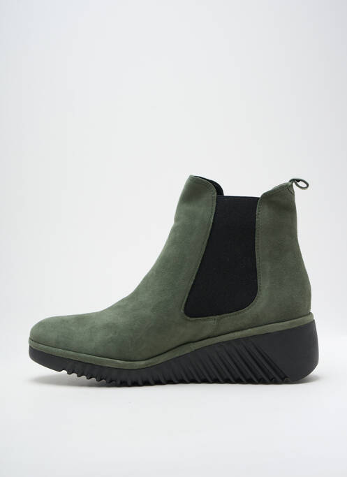 Bottines/Boots vert FLY pour femme