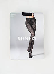 Collants imprimé fantaisie noir KUNERT femme