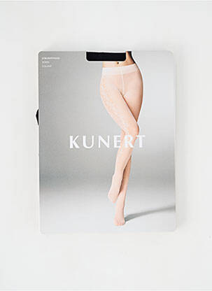 Collants imprimé fantaisie noir KUNERT femme