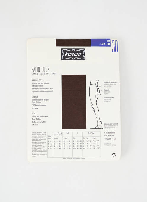 Collants marron KUNERT pour femme