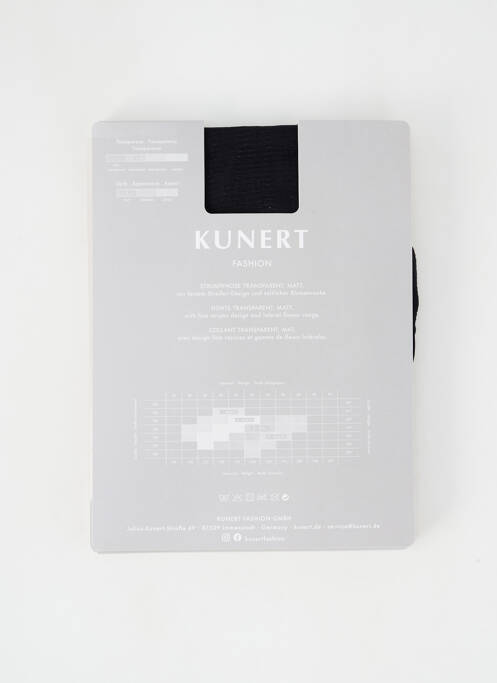 Collants noir KUNERT pour femme