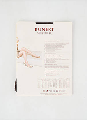 Collants elastique à la taille marron KUNERT femme