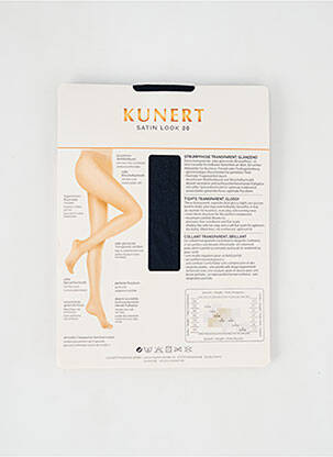 Collants elastique à la taille bleu KUNERT femme