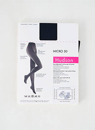 Collants elastique à la taille bleu HUDSON femme