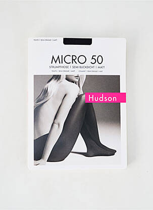 Collants elastique à la taille noir HUDSON femme