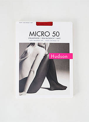 Collants elastique à la taille rouge HUDSON femme