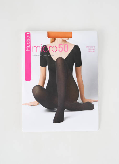 Collants orange HUDSON pour femme