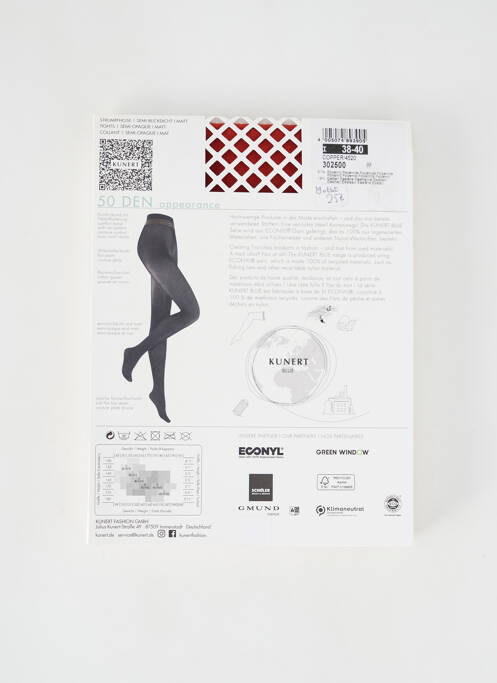 Collants orange KUNERT pour femme