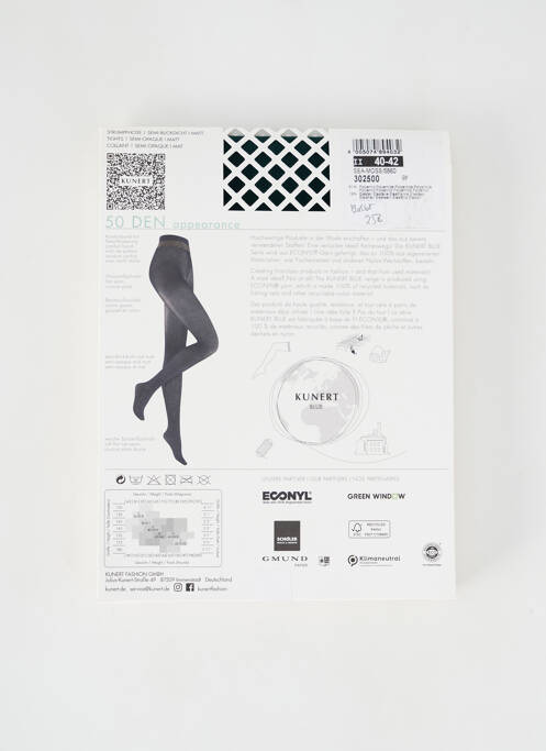 Collants vert KUNERT pour femme