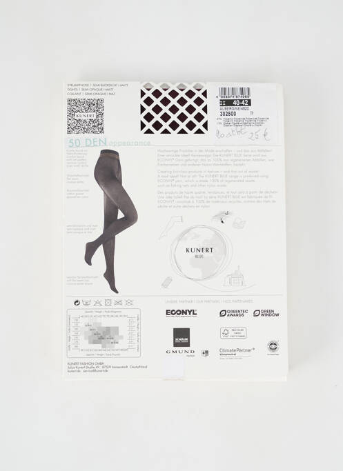 Collants violet KUNERT pour femme