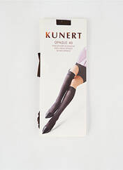 Chaussettes marron KUNERT pour femme seconde vue