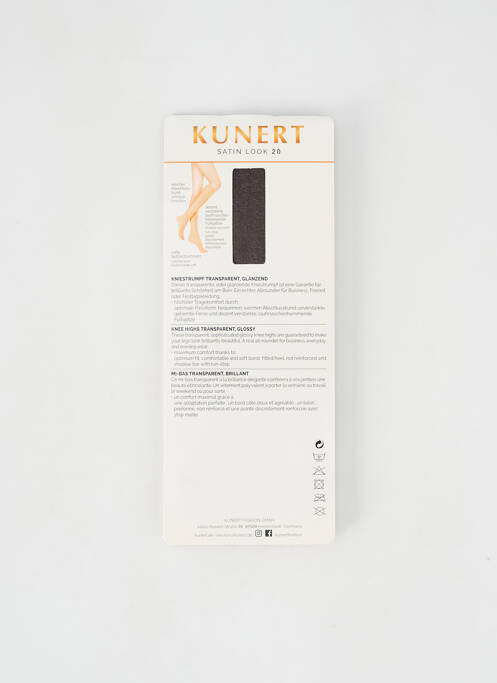 Chaussettes gris KUNERT pour femme