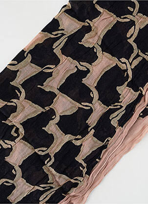 Foulard imprimé fantaisie noir PAUL SMITH femme