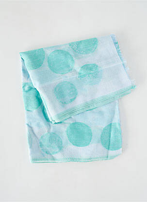 Foulard tissage popeline vert PAUL SMITH femme