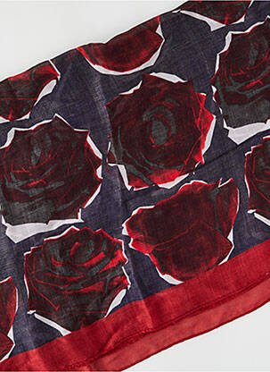 Foulard tissage popeline rouge PAUL SMITH femme