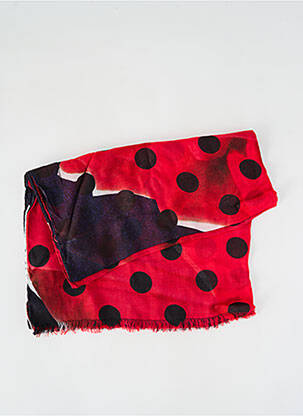 Foulard tissage popeline rouge PAUL SMITH femme