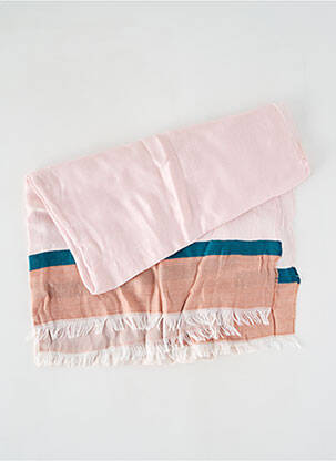 Foulard coutures renforcées rose PAUL SMITH femme
