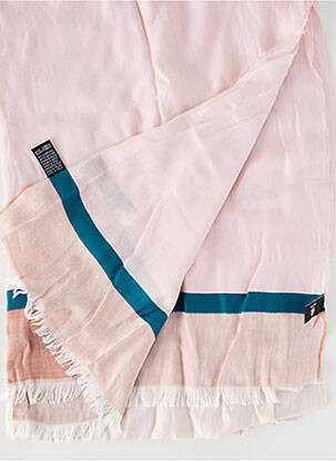 Foulard coutures renforcées rose PAUL SMITH femme