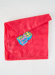 Foulard coutures renforcées rose PAUL SMITH femme