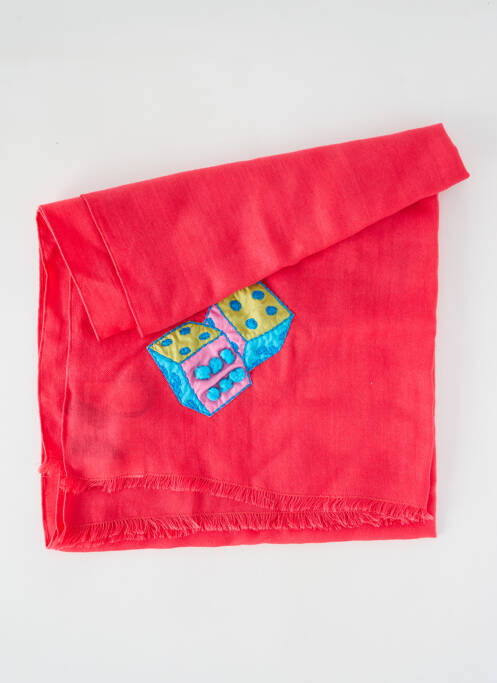 Foulard rose PAUL SMITH pour femme