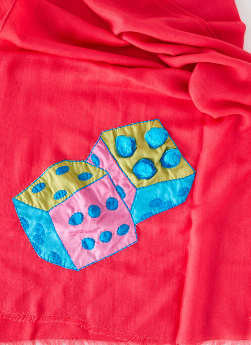 Foulard rose PAUL SMITH pour femme