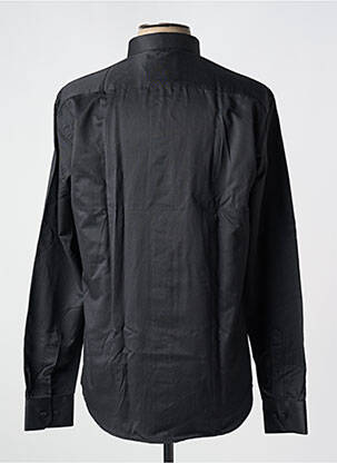 Chemise manches longues coupe cintrée noir BOX-OFFICE homme