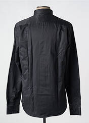 Chemise manches longues noir BOX-OFFICE pour homme seconde vue