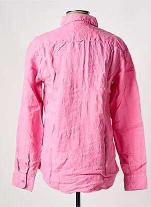 Chemise manches longues poches rose BLUE LEMON homme