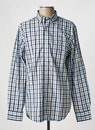 Chemise manches longues poches bleu GANT homme