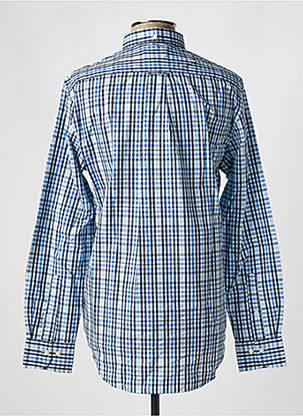 Chemise manches longues coupe droite bleu GANT homme