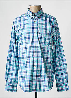 Chemise manches longues coupe droite vert GANT homme