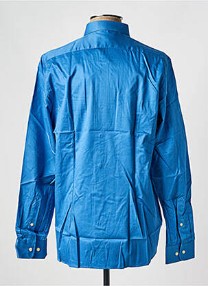 Chemise manches longues poches bleu DE FURSAC homme