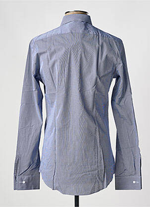 Chemise manches longues coupe droite bleu DE FURSAC homme