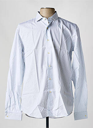 Chemise manches longues coupe droite blanc DE FURSAC homme