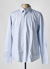 Chemise manches longues coupe droite bleu DE FURSAC homme