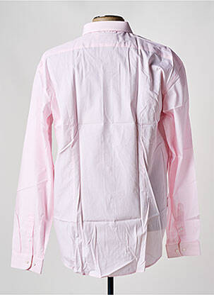 Chemise manches longues coupe droite rose DE FURSAC homme