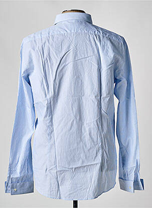 Chemise manches longues coupe droite bleu DE FURSAC homme