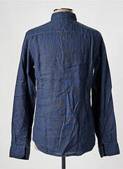 Chemise manches longues bleu fonce BLUE LEMON pour homme seconde vue