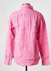 Chemise manches longues rose BLUE LEMON pour homme seconde vue